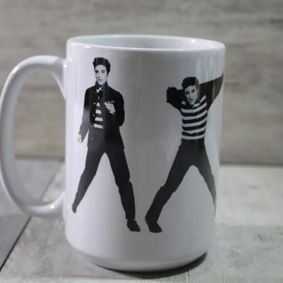 Elvis Presley 15oz Coffee Mug Rock & Roll Royalty! - Picture 2 of 4